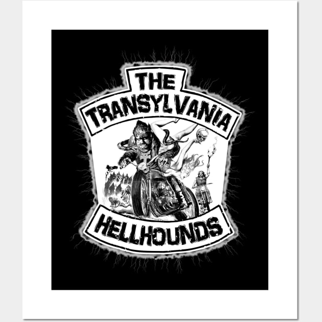 The Transylvania Hellhounds: Werewolf on Wheels Wall Art by thetransylvaniahellhounds